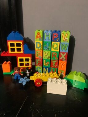 Lego Duplo #60531 Toddler Building Set Play With Letters Missing Pieces